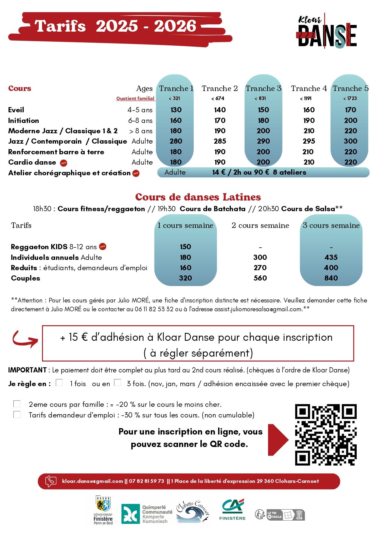 Tarifs 2025 quotient familial page 0001